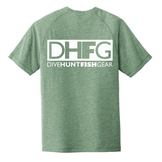 Dive Hunt Fish Block Triblend T-Shirt