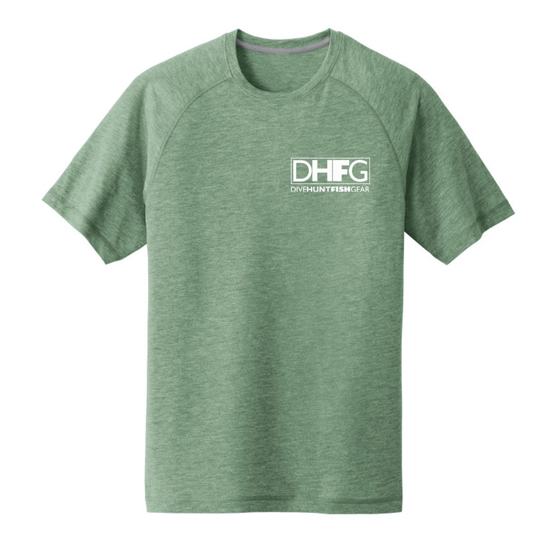 Dive Hunt Fish Block Triblend T-Shirt