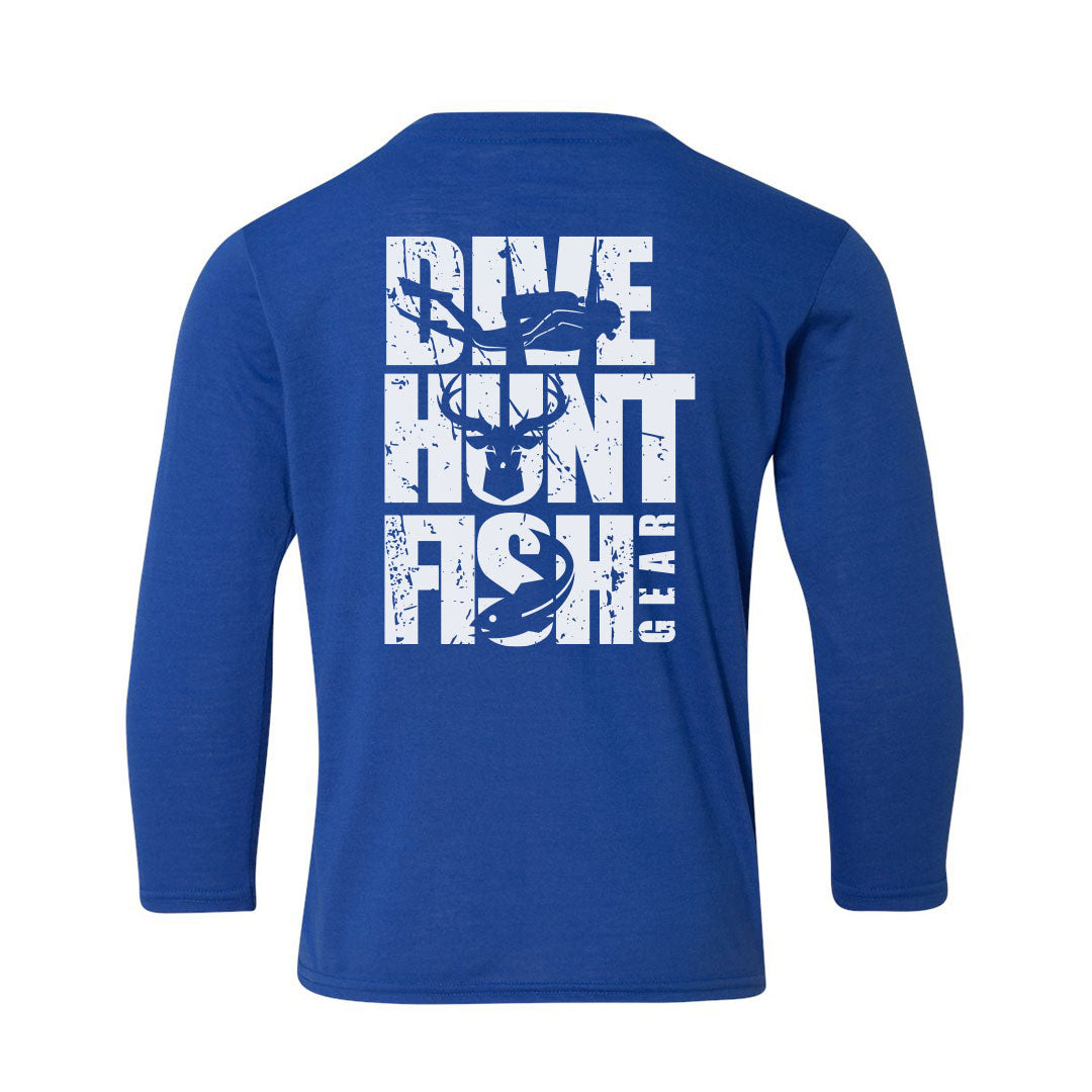 Dive Hunt Fish Perform UPF Kids Dry Fit