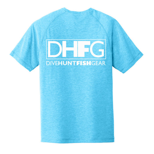 Dive Hunt Fish Framed Triblend T-Shirt