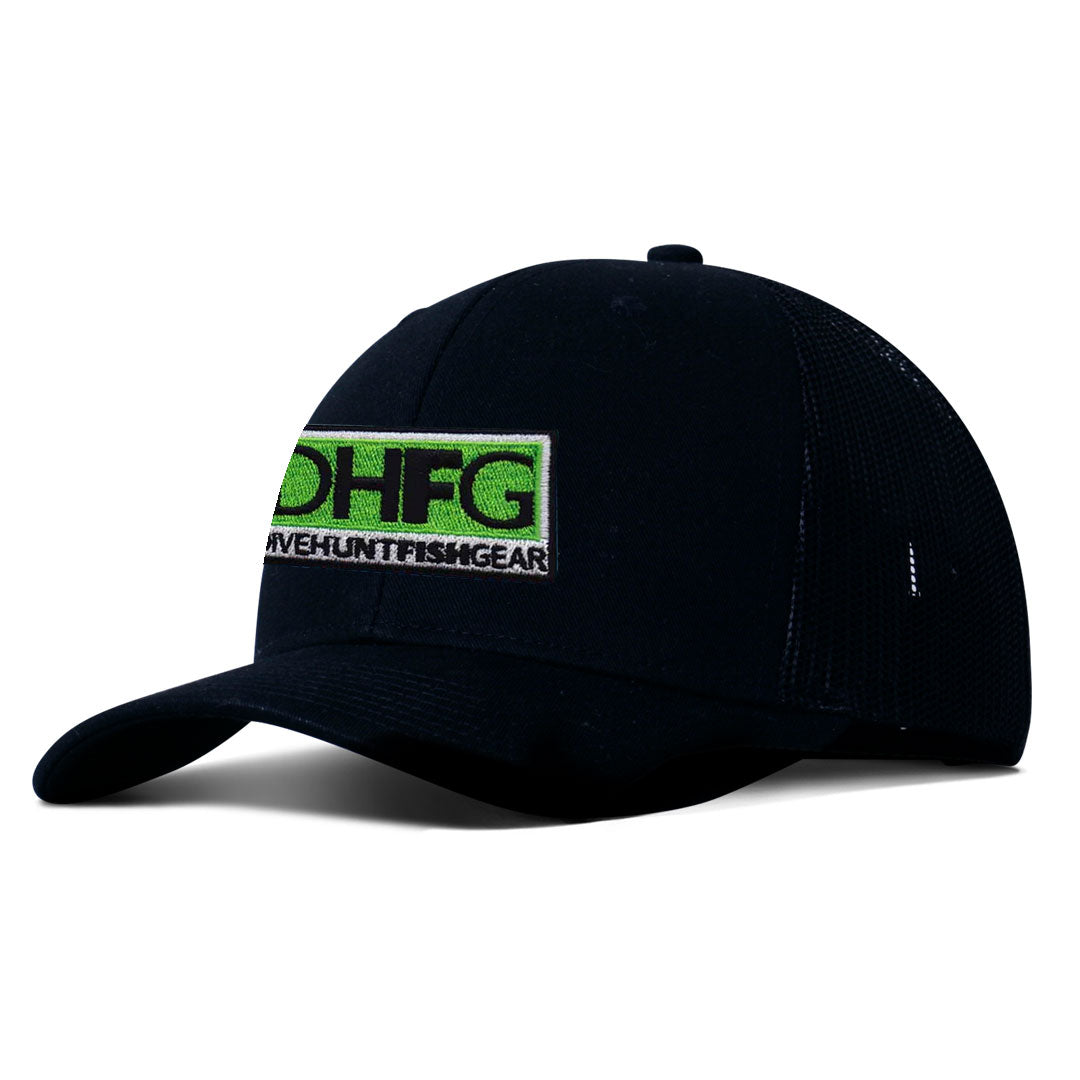 Dive Hunt Fish Land Trucker Hat
