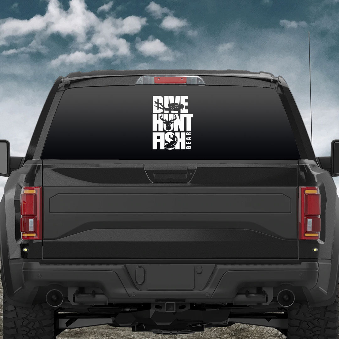 Dive Hunt Fish Gear Decal